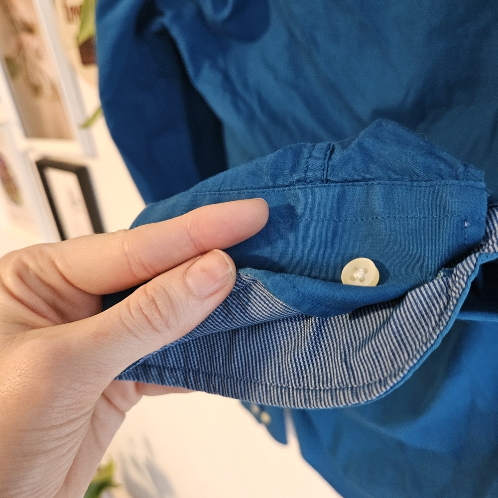 Blue Men's Shirt - Picture 9 of 10
